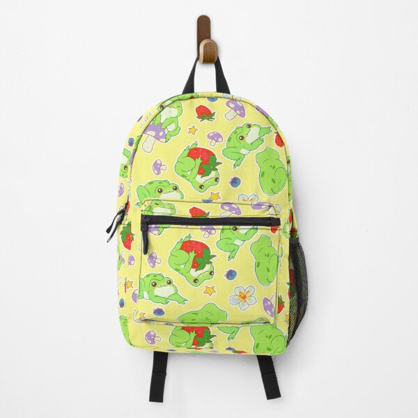 Item preview, Kawaii Froggy Mushroom Picnic on Butter designed and sold by Cass Noel Studio.