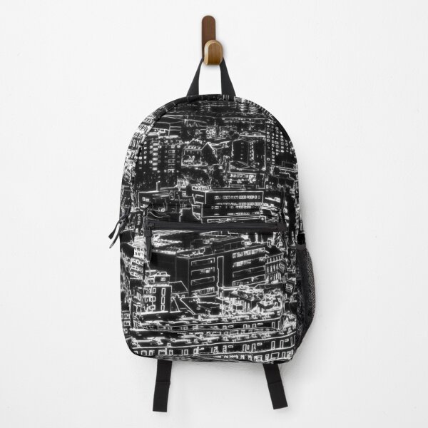 Item preview, Geometric city shapes, Graz, neon mono inverted designed and sold by paulboizot.