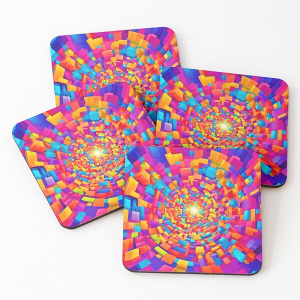 Item preview, Exploring Depth: Colorful Abstracts designed and sold by Health And Fitness Posts e-Store.