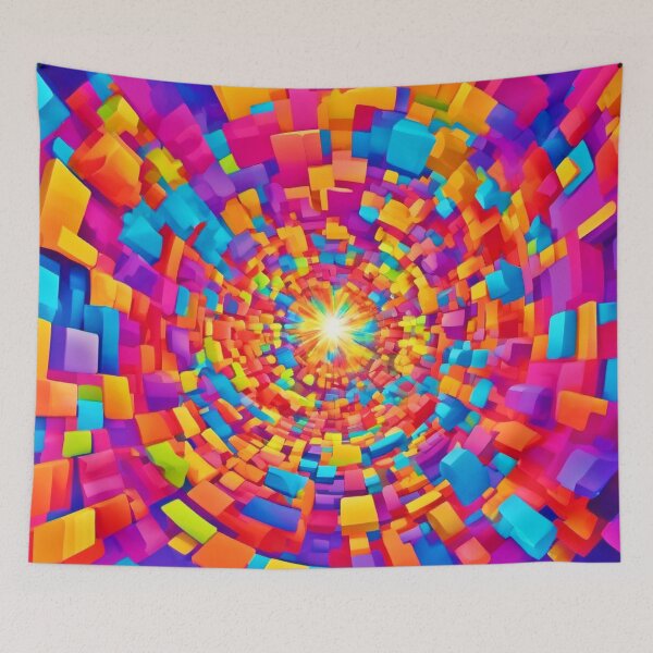 Item preview, Exploring Depth: Colorful Abstracts designed and sold by Health And Fitness Posts e-Store.