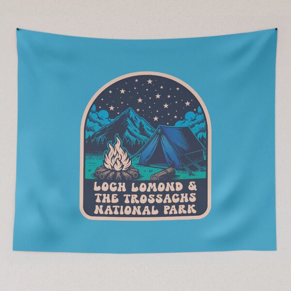 Item preview, Loch Lomond and The Trossachs National Park Camping designed and sold by CynthiaGraphics.