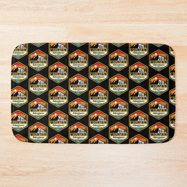 Item preview, Mountain Adventures California,, Outdoor Nature Hiking Camping designed and sold by Sunserize Designs.
