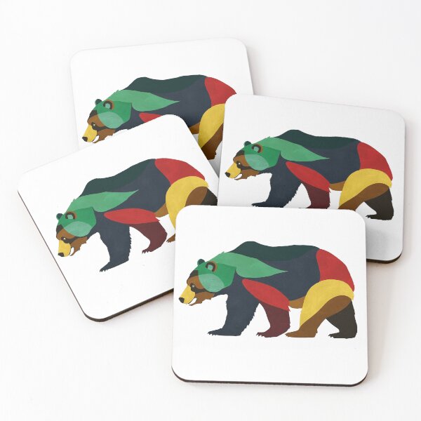 Item preview, Abstract art bear animal designed and sold by Nayfa.