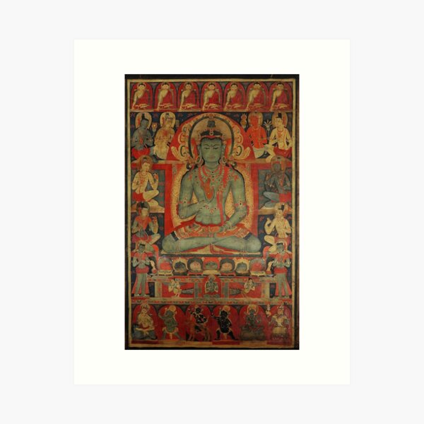 Item preview, Mandala 193 Amoghasiddhi Buddha Sambhogakaya 1300s designed and sold by GuyBlank.