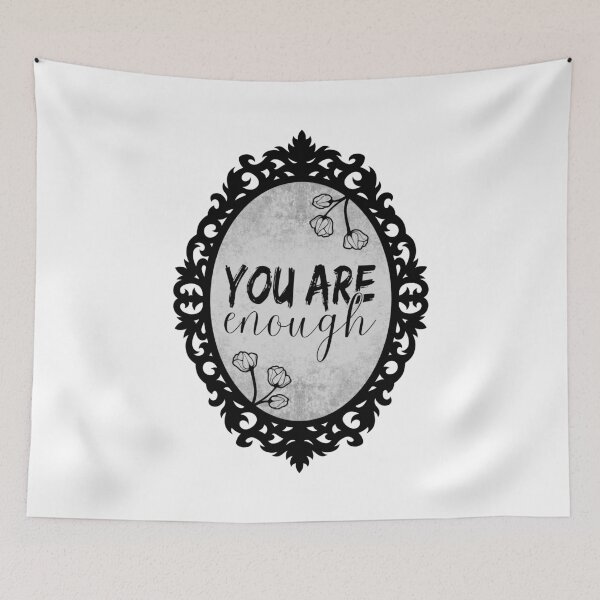 Item preview, Body Positivity Self Love Mirror | You Are Enough  designed and sold by ObsidianDaz.