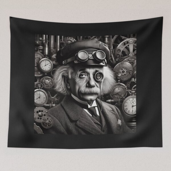 Item preview, Albert Einstein Steampunk  designed and sold by sevenmountains.