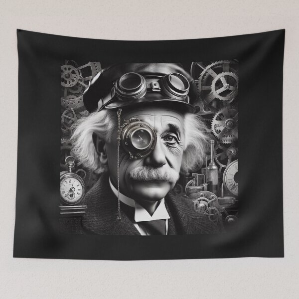 Item preview,  Albert Einstein Steampunk  designed and sold by sevenmountains.