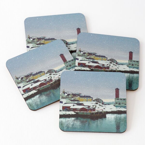 Item preview, Snow at Honningsvag Norway designed and sold by RosRidleyPhoto.
