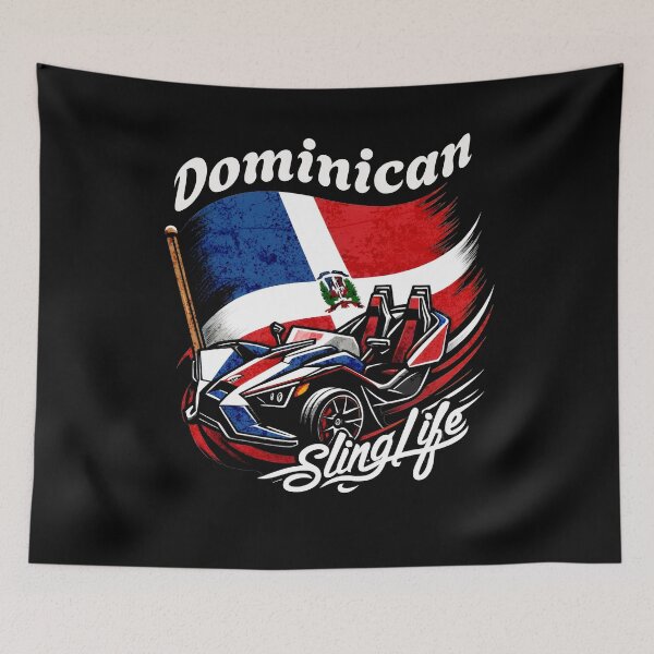 Item preview, Patriotic Polaris Slingshot Graphic, Dominican Flag Design designed and sold by boujeedrpc.