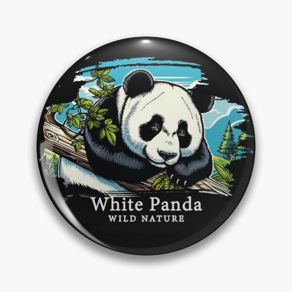 Item preview, White Panda - WILD NATURE - WHITE PANDA -1 designed and sold by ArtProjectShop.