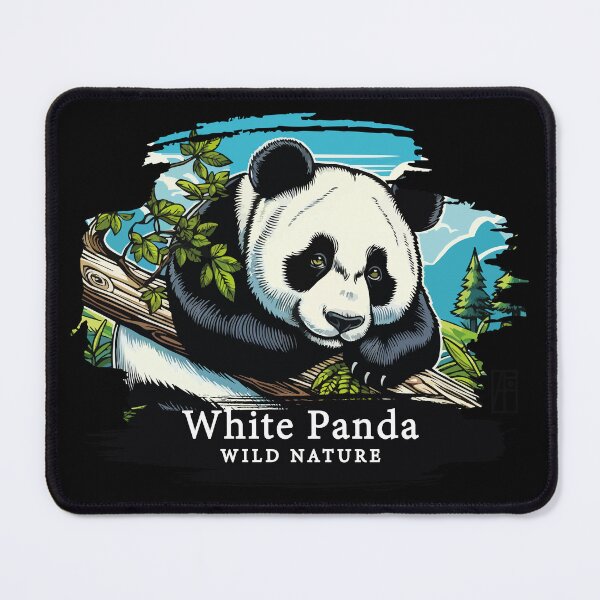 Item preview, White Panda - WILD NATURE - WHITE PANDA -1 designed and sold by ArtProjectShop.