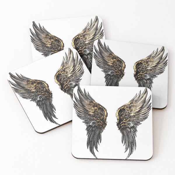Item preview, Archangel Dark Wings Illustration designed and sold by NegarinFashions.