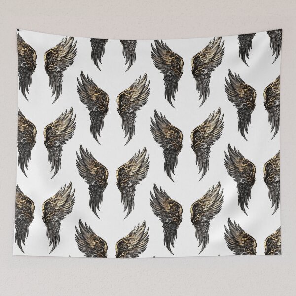 Item preview, Archangel Dark Wings Illustration designed and sold by NegarinFashions.