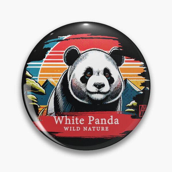 Item preview, White Panda - WILD NATURE - WHITE PANDA -3 designed and sold by ArtProjectShop.