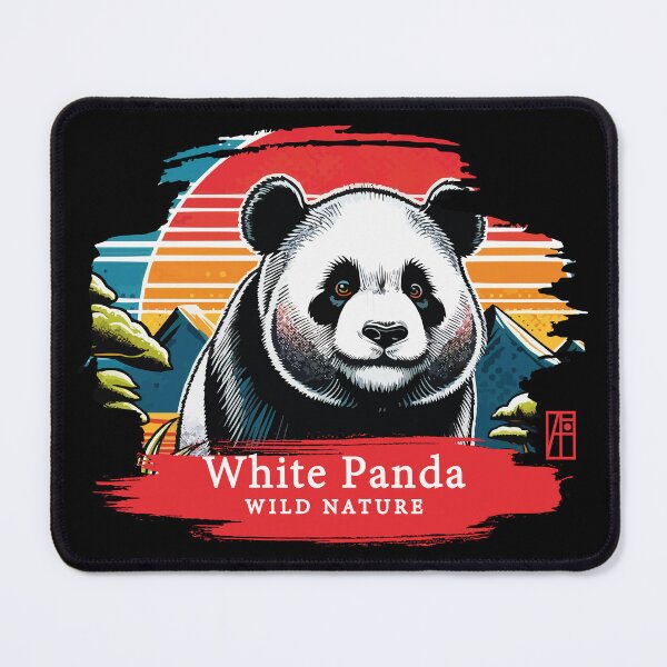 Item preview, White Panda - WILD NATURE - WHITE PANDA -3 designed and sold by ArtProjectShop.