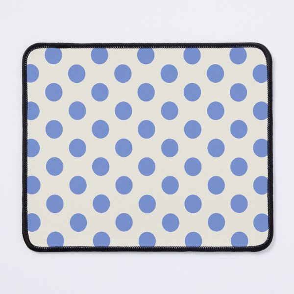 Item preview, Medium DANUBE BLUE & CREAM POLKA DOTS designed and sold by RachelMacht.