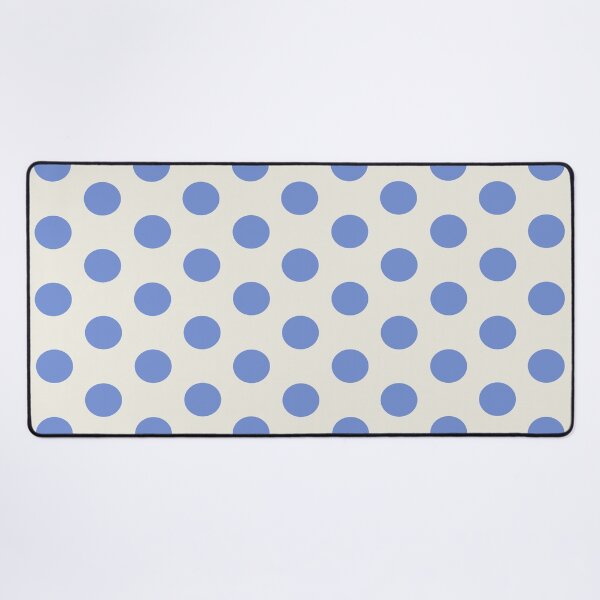 Item preview, Medium DANUBE BLUE & CREAM POLKA DOTS designed and sold by RachelMacht.
