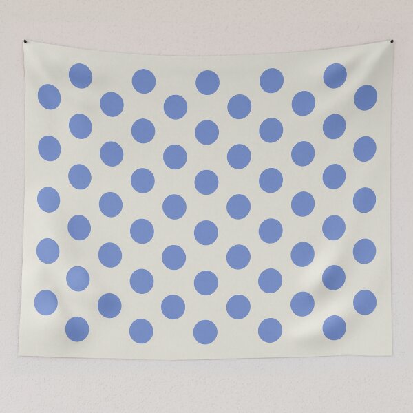 Item preview, Mediano DANUBIO AZUL Y CREMA LUNARES designed and sold by RachelMacht.