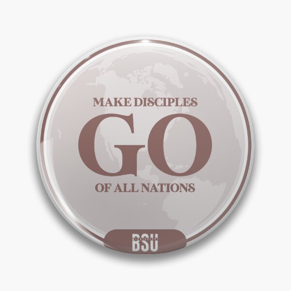 Item preview, GO BSU Missions Retreat 2024 Sticker (brown) designed and sold by hopejoyx.