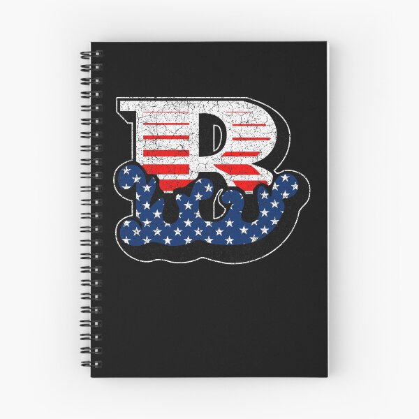 Item preview, B RETRO STYLE CAPITAL LETTER INITIAL T-SHIRT CLASSIC VINTAGE DISTRESSED STARS AND STRIPES AMERICAN USA FLAG AMERICA 4th JULY FONT LOGO TYPEFACE LETTERING TYPOGRAPHY MONOGRAM TEE designed and sold by prezziefactory.