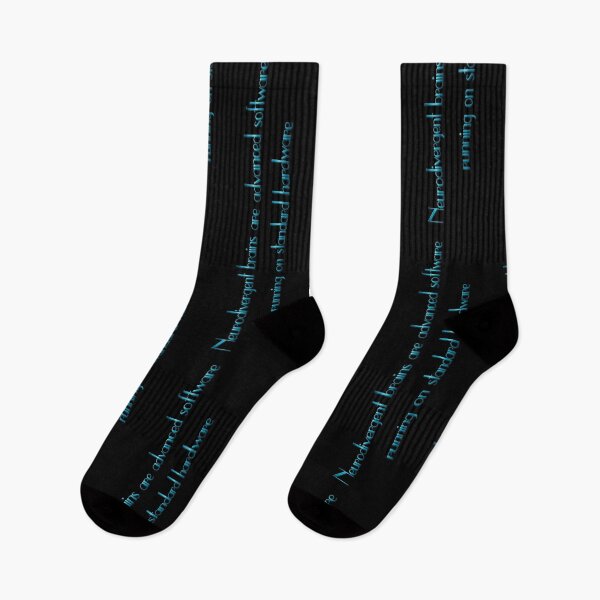 Item preview, Neurodivergent Brains - blue gradient designed and sold by JadeRyder.