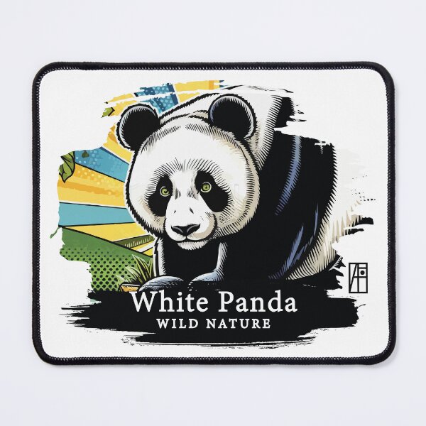 Item preview, White Panda - WILD NATURE - WHITE PANDA -6 designed and sold by ArtProjectShop.