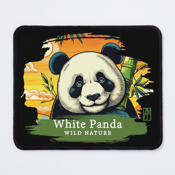 Item preview, White Panda - WILD NATURE - WHITE PANDA -7 designed and sold by ArtProjectShop.