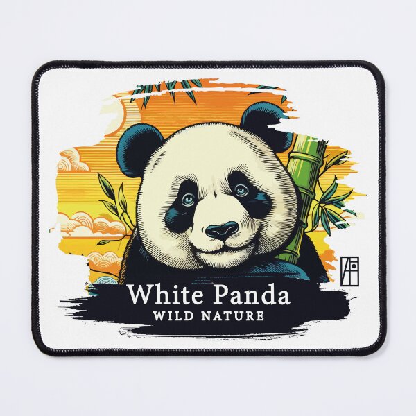 Item preview, White Panda - WILD NATURE - WHITE PANDA -8 designed and sold by ArtProjectShop.