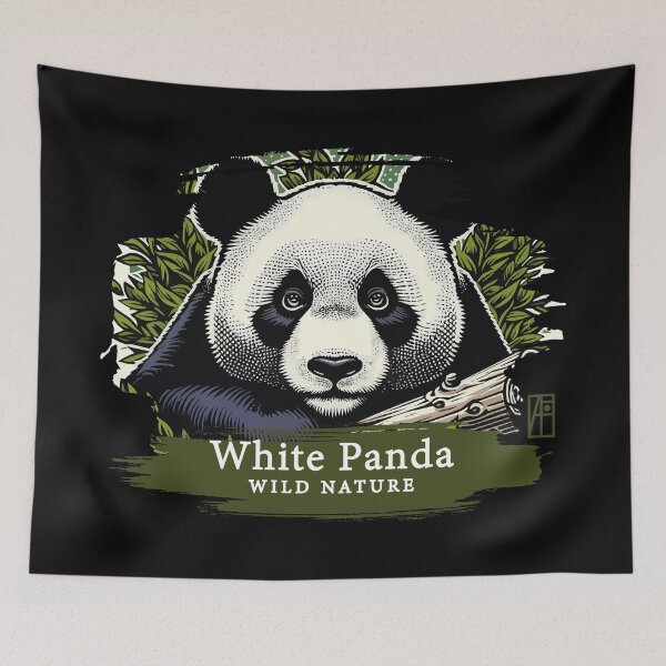 Item preview, White Panda - WILD NATURE - WHITE PANDA -9 designed and sold by ArtProjectShop.