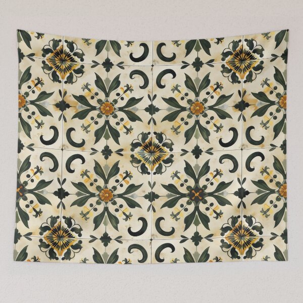 Item preview, Spanish Ceramic Tile Essence Seamless Design designed and sold by VoyteksDesigns.
