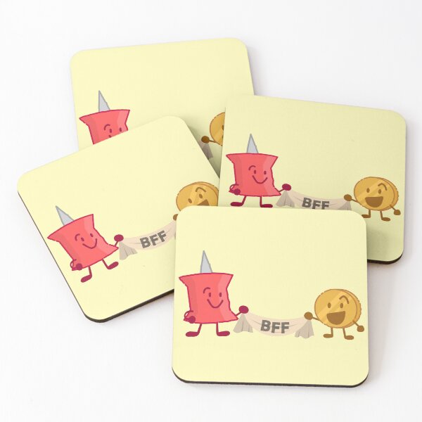 Item preview, BFB Pin and Coiny BFF's designed and sold by Pixiefunpup.