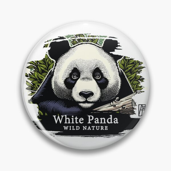 Item preview, White Panda - WILD NATURE - WHITE PANDA -10 designed and sold by ArtProjectShop.