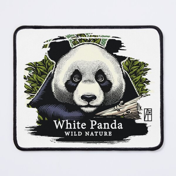 Item preview, White Panda - WILD NATURE - WHITE PANDA -10 designed and sold by ArtProjectShop.