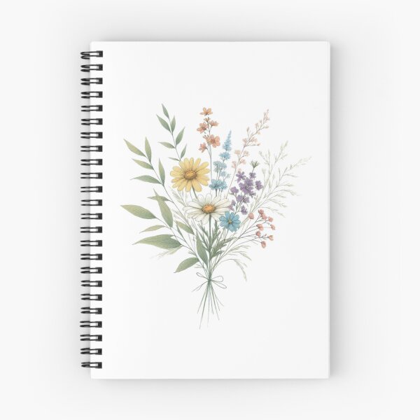 Item preview, Wildflower Bouquet Sketch  designed and sold by Mikileeoffical.