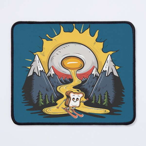 Item preview, Eggs and Toast Skier designed and sold by bunnyboiler.
