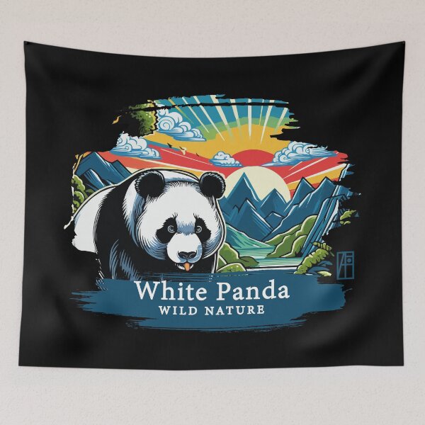 Item preview, White Panda - WILD NATURE - WHITE PANDA -11 designed and sold by ArtProjectShop.