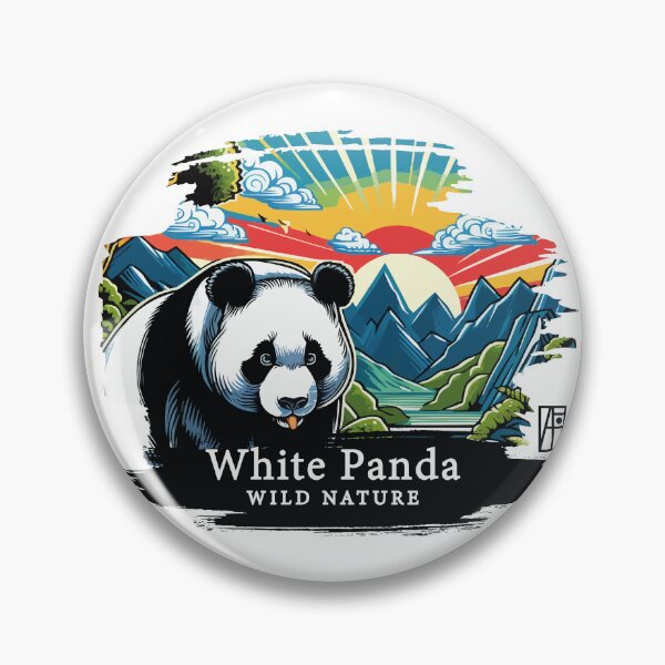 Item preview, White Panda - WILD NATURE - WHITE PANDA -12 designed and sold by ArtProjectShop.