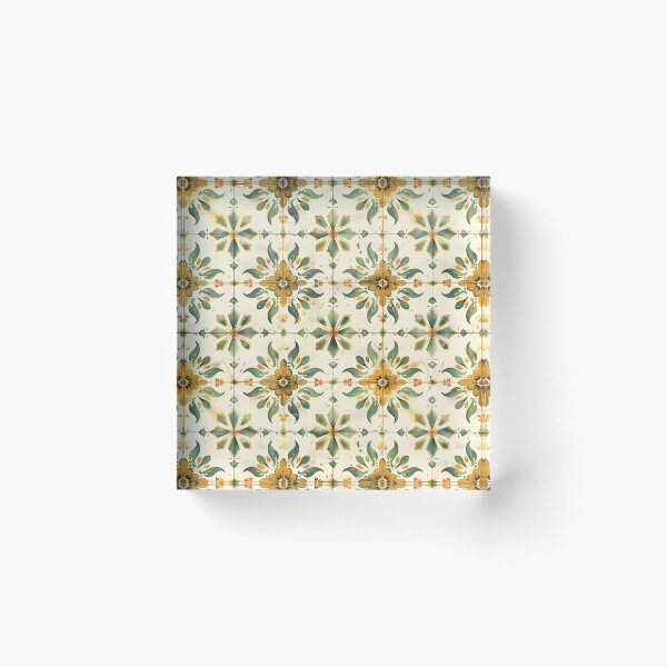 Item preview, Vintage Mediterranean Tilework Seamless Art designed and sold by VoyteksDesigns.