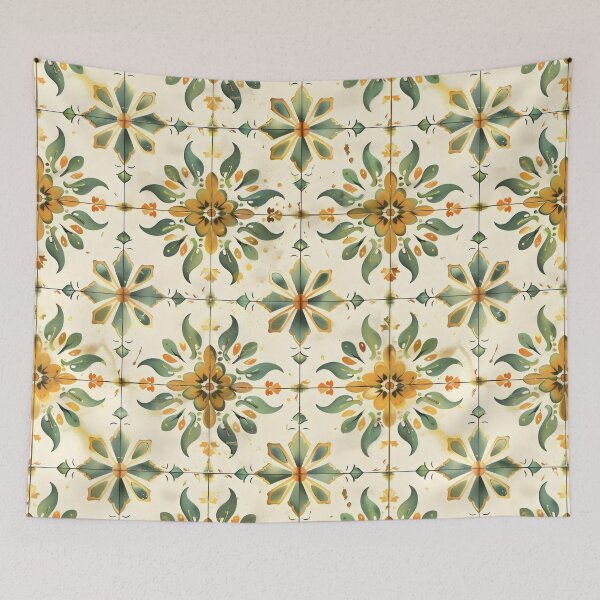 Item preview, Vintage Mediterranean Tilework Seamless Art designed and sold by VoyteksDesigns.