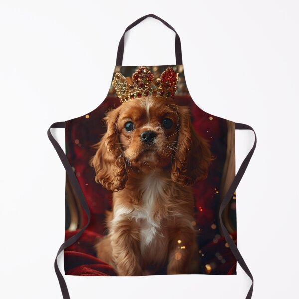 Item preview, Regal Ruby: A Puppy's Portrait designed and sold by AI-Only Creations.