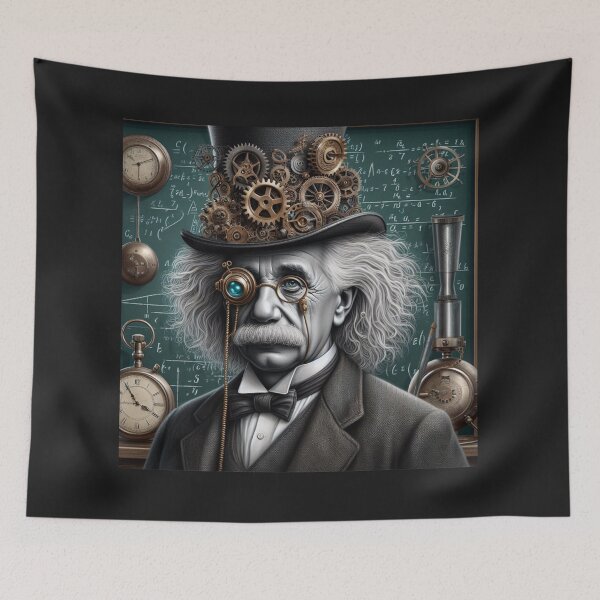 Item preview, Albert Einstein Steampunk  designed and sold by sevenmountains.
