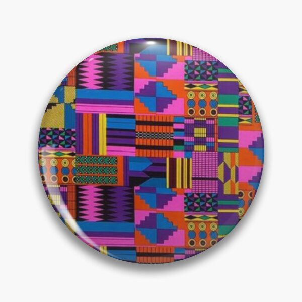 Item preview, Colorful Kente Print designed and sold by ZedColors.