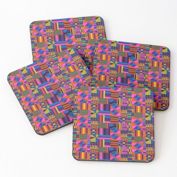 Item preview, Colorful Kente Print designed and sold by ZedColors.