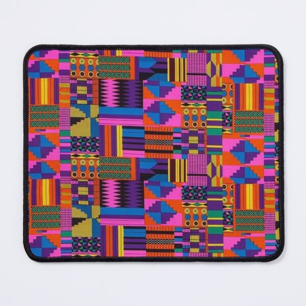 Item preview, Colorful Kente Print designed and sold by ZedColors.