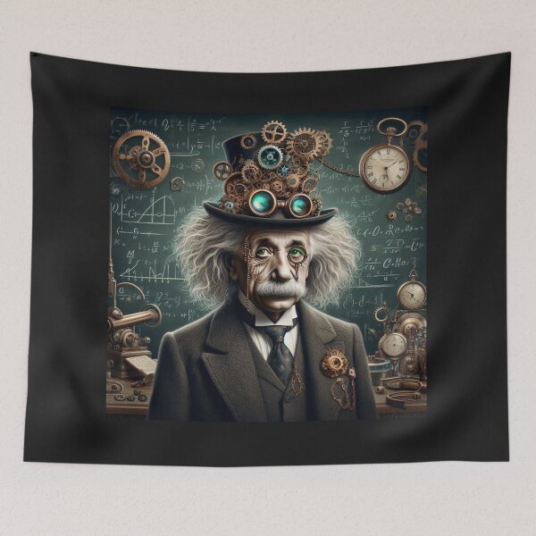 Item preview, Albert Einstein Steampunk  designed and sold by sevenmountains.