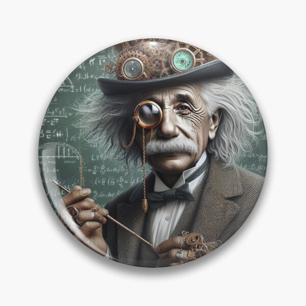 Item preview, Albert Einstein Steampunk  designed and sold by sevenmountains.