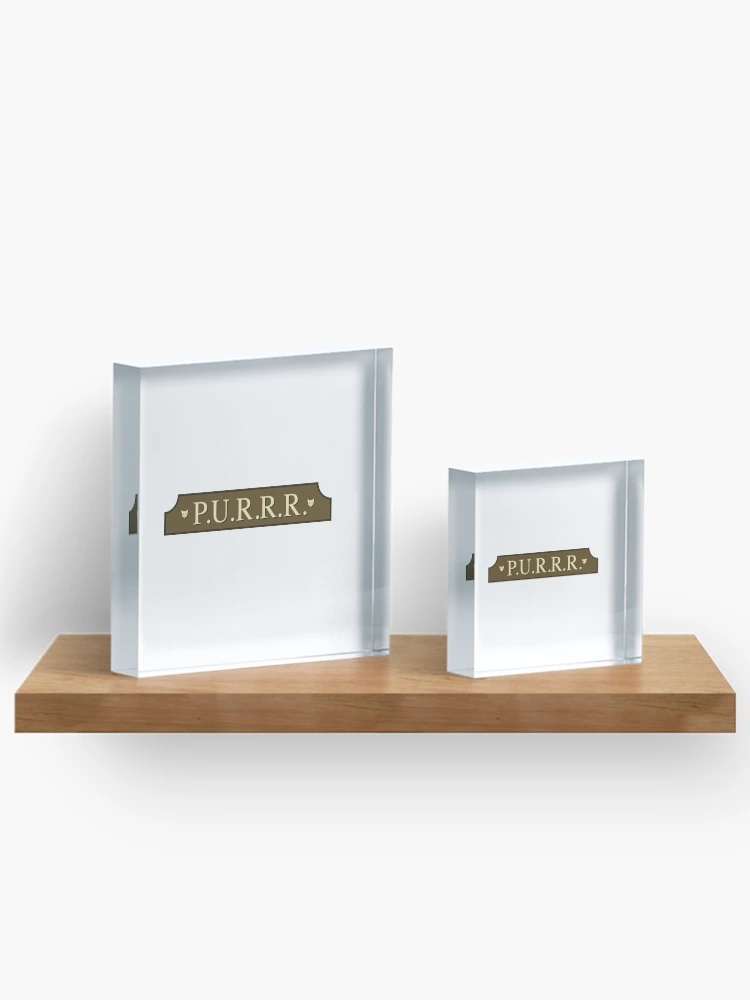 Thumbnail 3 of 5, Acrylic Block, P.U.R.R.R. designed and sold by Off the Box.