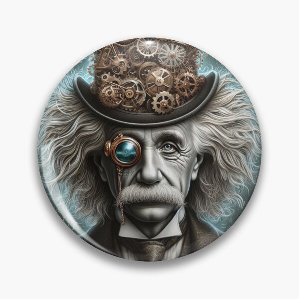 Item preview, Albert Einstein Steampunk  designed and sold by sevenmountains.
