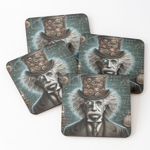 Item preview, Albert Einstein Steampunk  designed and sold by sevenmountains.