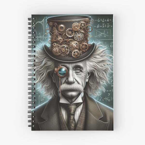 Item preview, Albert Einstein Steampunk designed and sold by sevenmountains.